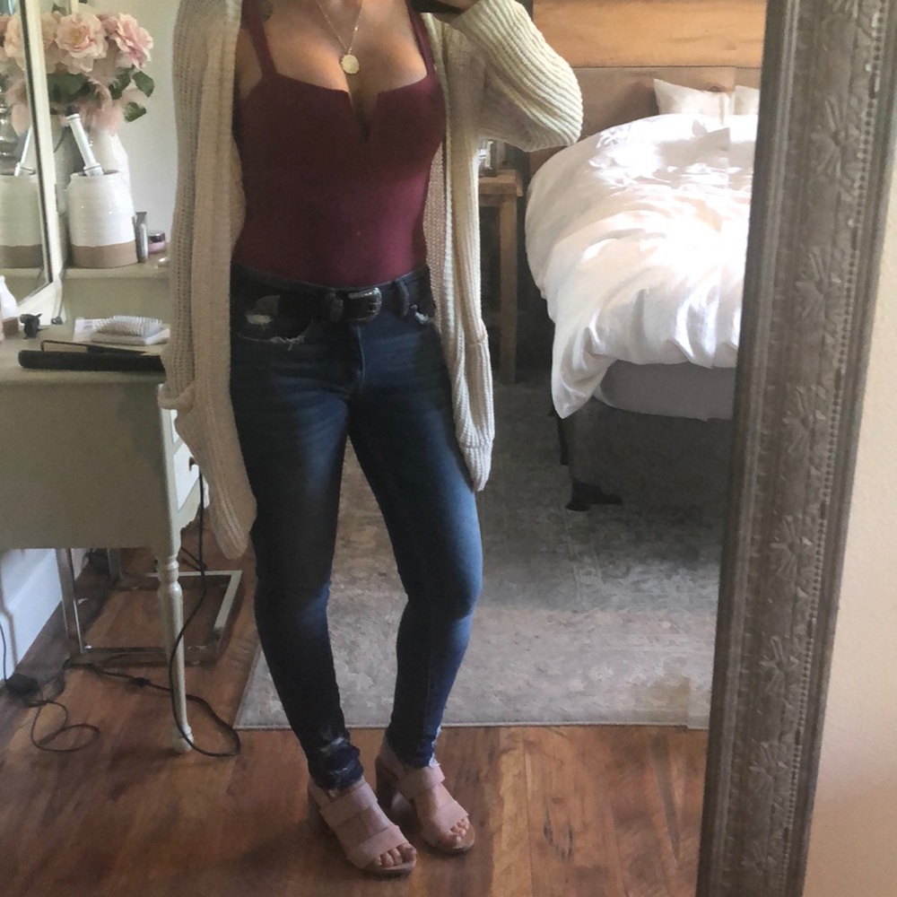Maroon Bodysuit